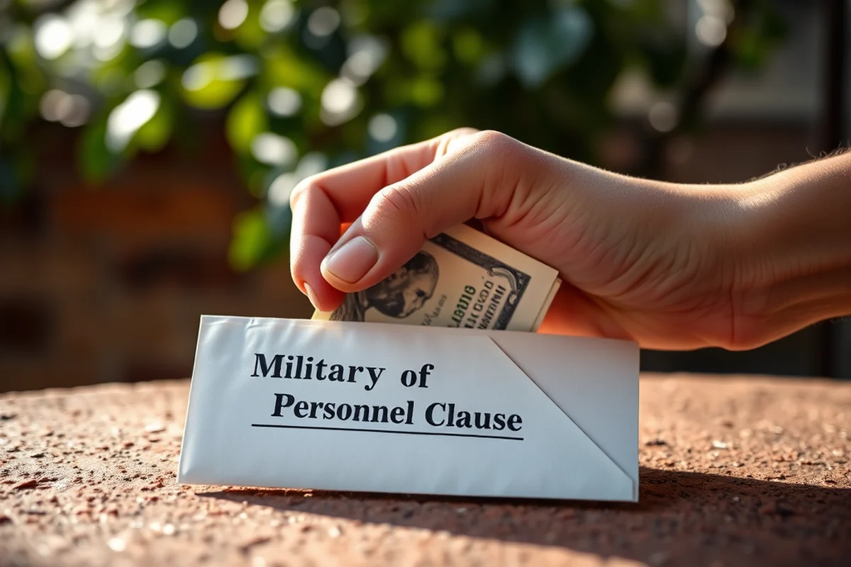 military personnel clause — Military Personnel Clause (step by step)