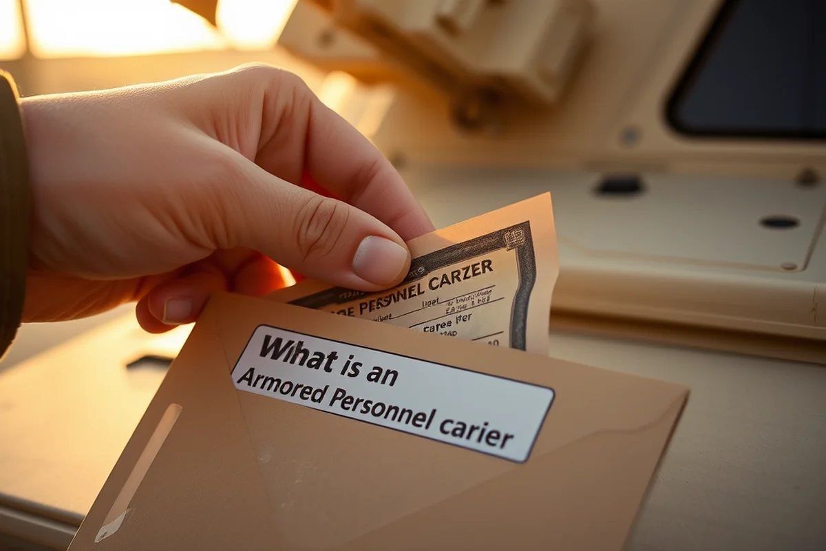 what is an armored personnel carrier — What Is An Armored Personnel Carrier (step by step)